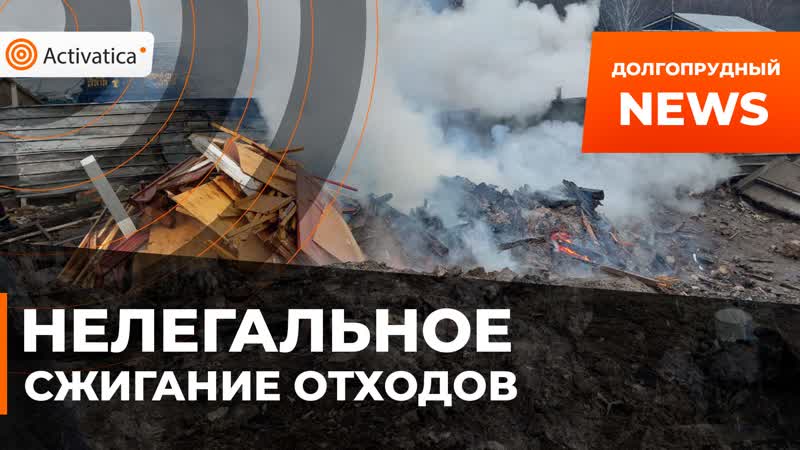 Активисты остановили незаконное сжигание отходов в долгопрудном