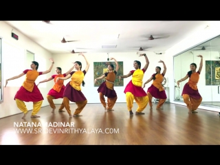 Sridevi nrithyalaya natanamadinar group presentation with 7 dancers