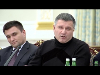 Аваков виклав відео скандальної перепалки з саакашвілі в присутності порошенко і яценюка