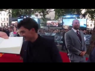 Jack and aneurin on the dunkirk premier red carpet in london 13 07 2017
