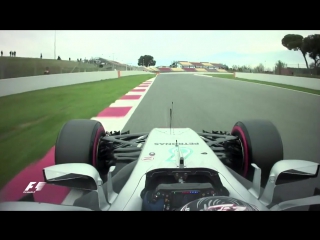 Ride onboard as bottas records the quickest lap this winter