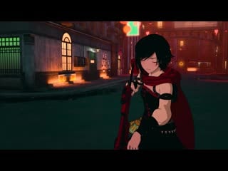 Rwby #79 rwby + jnr + кроу + оскар vs гримм сейберы