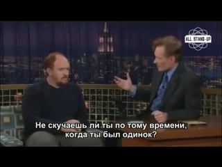 Louis c k «woman porn» / луи си кей «женское молодые» 1/4/07 [русские субтитры]