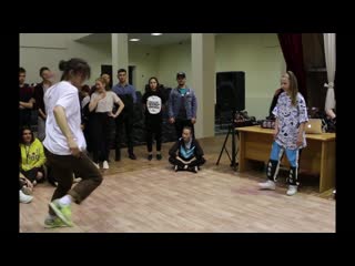 Groove battle 2019 | all styles begginers 1/2 | валеев vs одуванчик