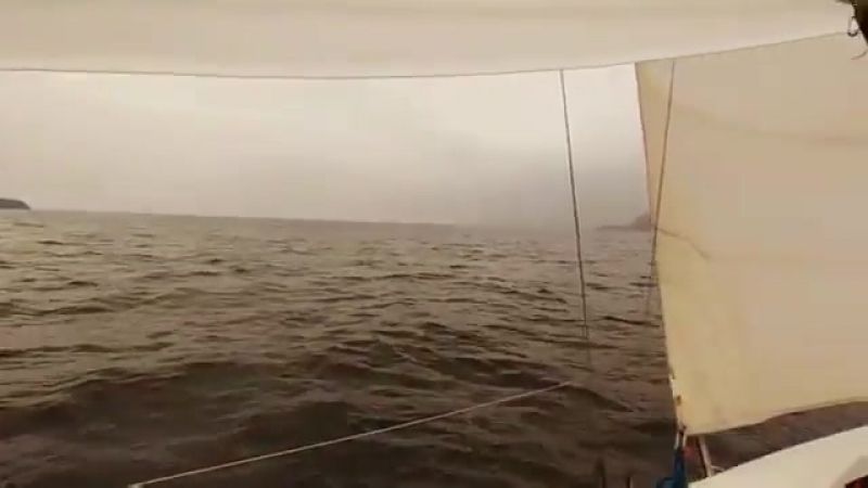 Боран на яхте