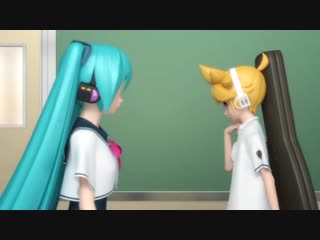 Hatsune miku ✖ kocchi muite baby project diva 2nd op #mad#project diva#vocaloid#hatsune miku#kagamine rin/len#megurine luka