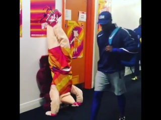 Trust me, mascots are a special breed but this one лондон