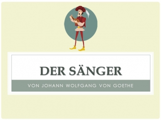 Der sänger von goethe