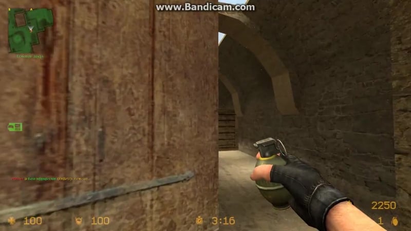 Раскидка гранат на карте de dust2 [короба] [t] [css v34]