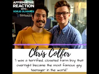 Had a chance to personally thank chriscolfer for the bravery and courage of coming out publicly when glee premiered 18 years ago