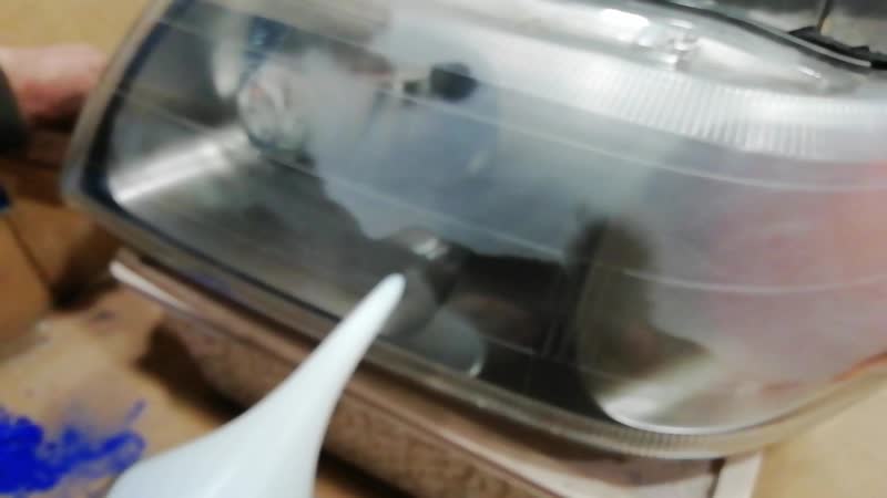 Химическое восстановление прозрачности фар