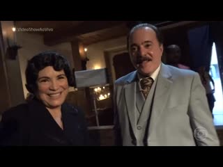 Tony ramos e regina duarte batem papo nos bastidores de ´tempo de amar´ globoplay