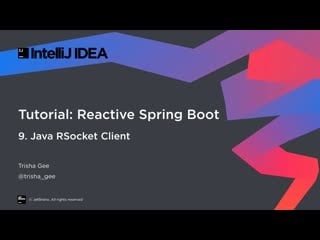 Reactive spring boot part 9 java rsocket client