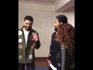 Here’s some backstage fun with the cast of manmarziyaan official media partner redfm bajaateraho nagpur @juniorbachchan @taaps