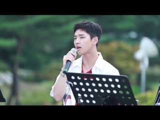 [180809] хонсок на "busking from a bus"