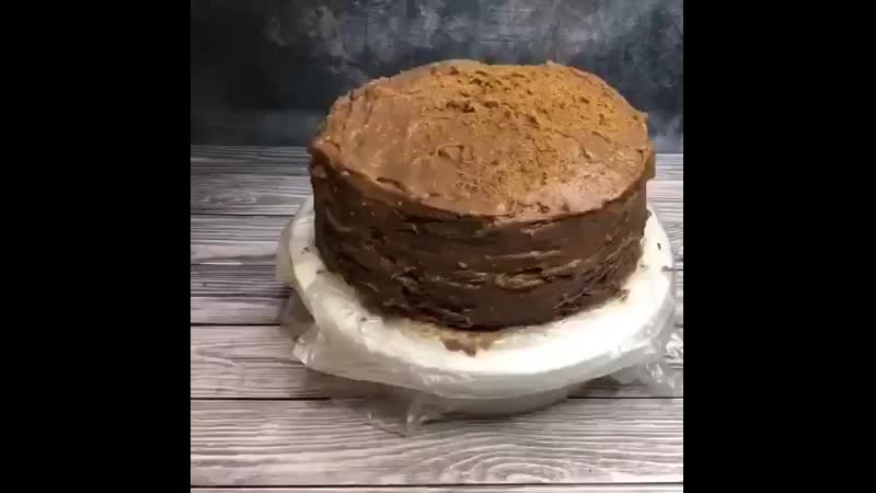 Шоколадный медовик