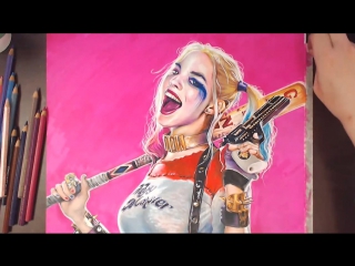 Drawing harley quinn 할리퀸 porn squad 수어사이드 스쿼드 [drawholic]