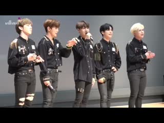 Fancam | 110819 | (ending) @ fansign in sangam s plex theater