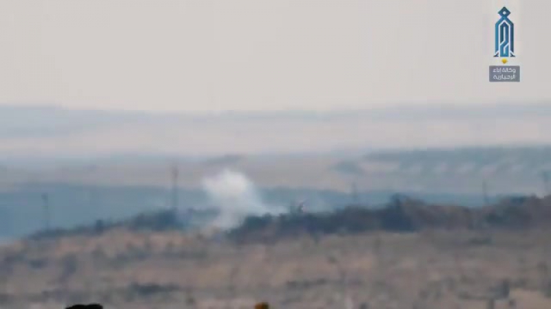 Боевики хташ заптурили позиции с танком сирийской армии на востоке провинции хама