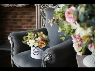 Весенние декорации в зале black sky 2018