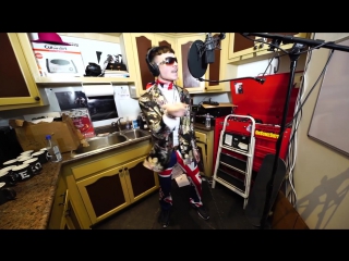 Bexey in the kitchen with no jumper