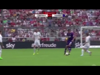 Dele alli's amazing nutmeg against luka modric and toni kroos in real madri