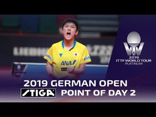 Stiga point of day 2 | german open 2019 | harimoto tomokazu