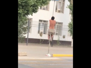 Striptease Near The Police Station