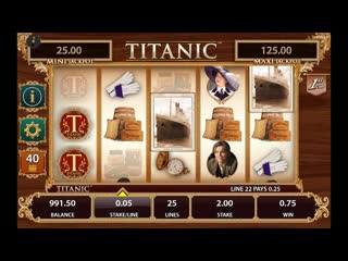 Обзор игрового автомата titanic (bally)