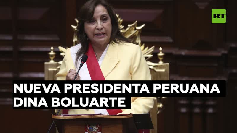 Periodista la nueva presidenta peruana, dina boluarte, está en una posición de extrema debilidad