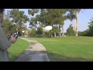 Unbelievable 10 ft outdoor electric rc blimp from