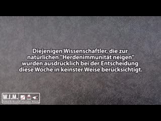 Merkel gesteht konzept lockdown plus impfungen hat "mit wissenschaft nichts zu tun“!