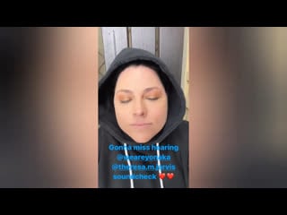 Amy lee (evanescence) on soundcheck of yonaka concert stories 17 06 2022