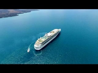 Santorini from the sky in 4k－dji phantom 3 my greek wedding