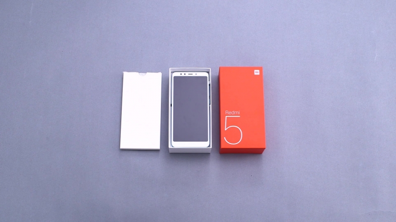 Официальная распакоа redmi 5 blue
