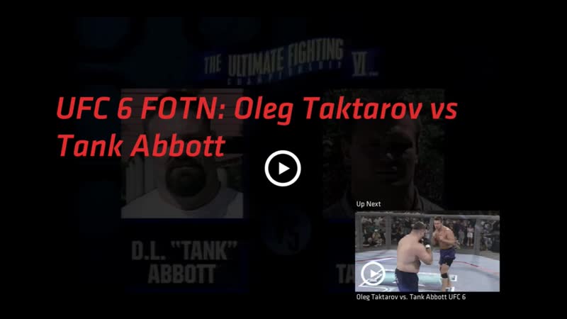 Oleg taktarov vs tank abbott ufc 6 mp4