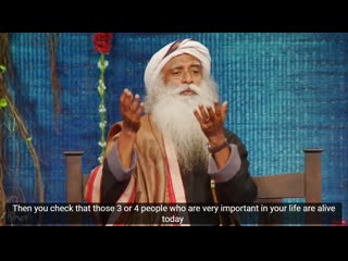 Life is ticking away – time to smile! sadhguru