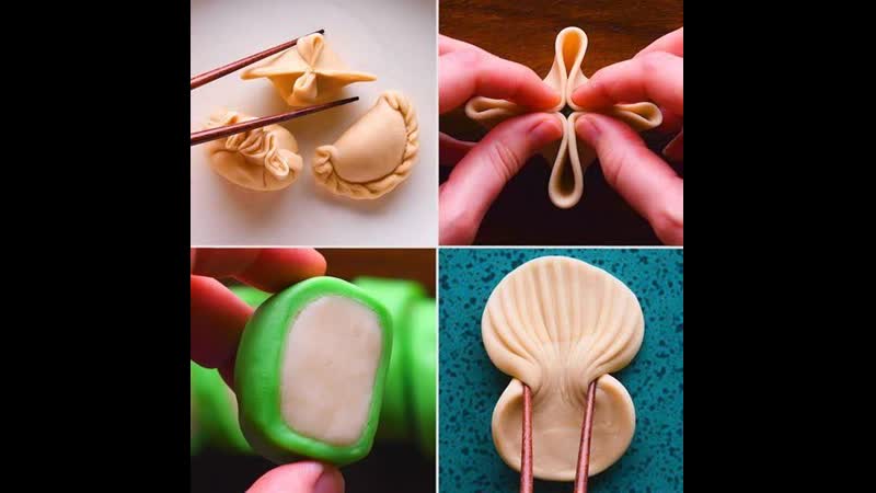 Красивые варианты лепки