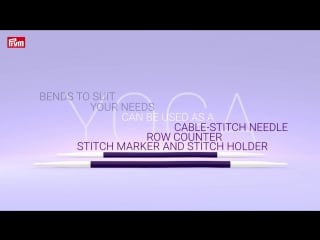 Knitting with flexible cable stitch needles prym yoga needles