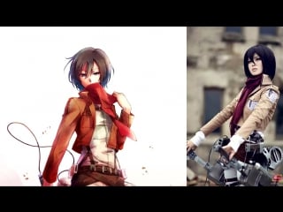 Косплей mikasa ackerman (микаса аккерман)