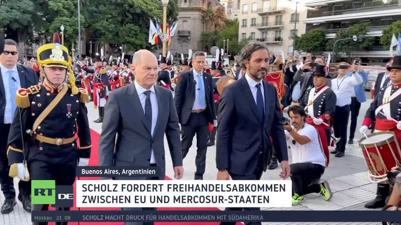 Scholz wirbt in südamerika für freihandelsabkommen – argentinien lehnt waffenlieferungen an kiew ab