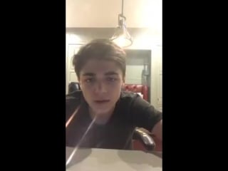 Asher angel talks about shazam instagram live (december, 6 2017)
