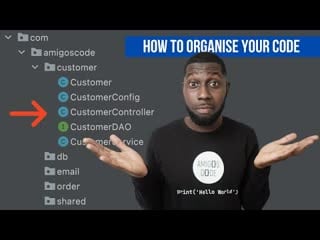 The right way to organise your code