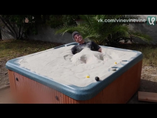 Джакузи с песком