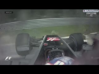 Grosjean spins out