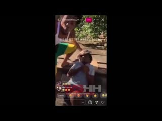 Justified or nah? youngin' spat in his mama's face so this trini father gave him a lesson on live!