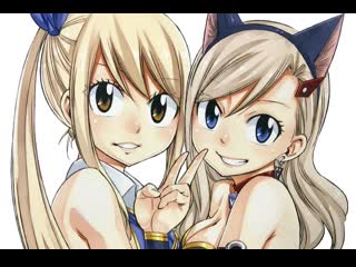 { edens zero/fairy tail } lucy heartfilia & rebecca bluegarden