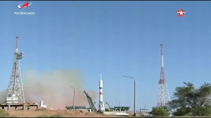 С космодрома байконур стартовала ракета носитель «союз 2 1а»