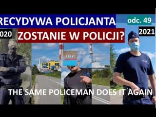 Powrót policjanta z gdyni znowu to robi, mimo że komendant przepraszał i przyznał rację audytorowi