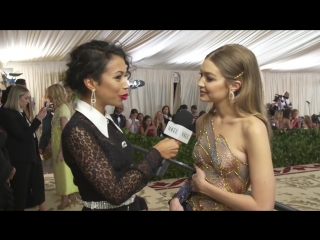 Gigi hadid on giving rihanna a love bite met gala 2018 with liza koshy vogue